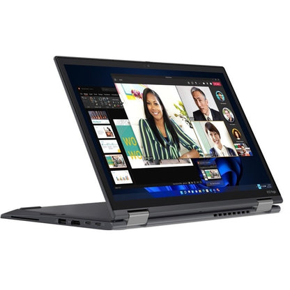 Lenovo ThinkPad X13 Yoga Gen 3 21AW002NUS 13.3" Touchscreen Convertible 2 in 1 Notebook - WUXGA - 1920 x 1200 - Intel Core i7 12th Gen i7-1255U Deca-core (10 Core) - 16 GB Total RAM - 16 GB On-board Memory - 256 GB SSD - Thunder Black 21AW002NUS