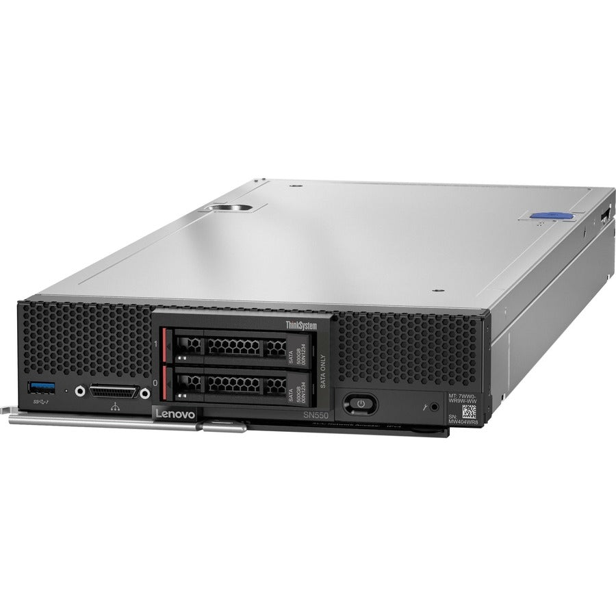 Lenovo ThinkSystem SN550 7X16A07JNA Blade Server - 1 x Intel Xeon Silver 4208 2.10 GHz - 32 GB RAM - Serial ATA/600, Serial Attached SCSI (SAS) Controller 7X16A07JNA