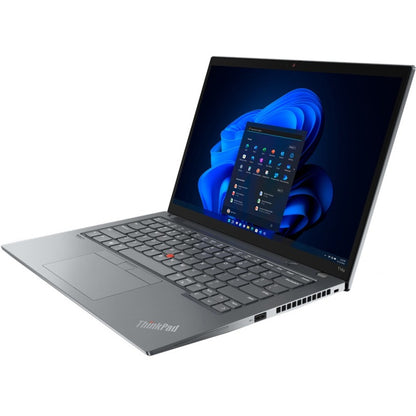 Lenovo ThinkPad T14s Gen 3 21BR002RCA 14" Notebook - WUXGA - 1920 x 1200 - Intel Core i5 12th Gen i5-1235U Deca-core (10 Core) 3.30 GHz - 16 GB Total RAM - 256 GB SSD - Storm Gray 21BR002RCA