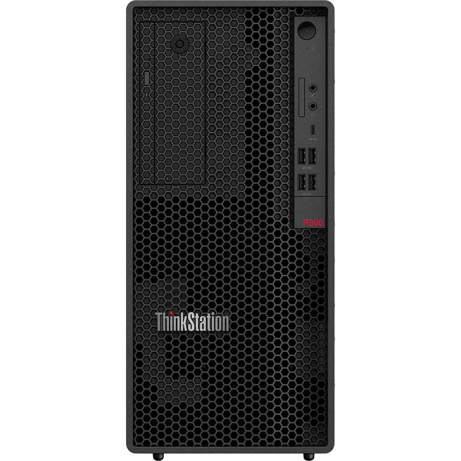 Lenovo ThinkStation P360 30FM0014US Workstation - 1 x Intel Core i7 Dodeca-core (12 Core) i7-12700 12th Gen 2.10 GHz - 32 GB DDR5 SDRAM RAM - 1 TB SSD - Tower 30FM0014US