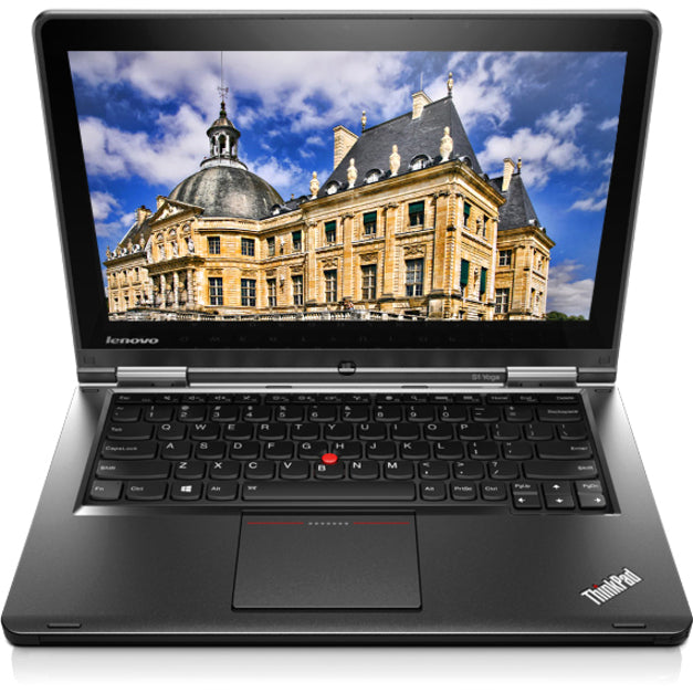 Lenovo ThinkPad S1 Yoga 20CD00CHUS 12.5" Touchscreen Convertible 2 in 1 Ultrabook - HD - 1366 x 768 - Intel Core i5 i5-4200U Dual-core (2 Core) 1.60 GHz - 4 GB Total RAM - 500 GB HDD - Graphite Black 20CD00CHUS