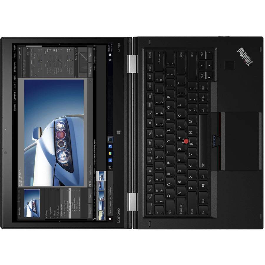 Lenovo ThinkPad X1 Yoga 3rd Gen 20LD001KUS 14" Touchscreen 2 in 1 Ultrabook - 1920 x 1080 - Intel Core i7 8th Gen i7-8550U Quad-core (4 Core) 1.80 GHz - 8 GB Total RAM - 256 GB SSD - Black 20LD001KUS