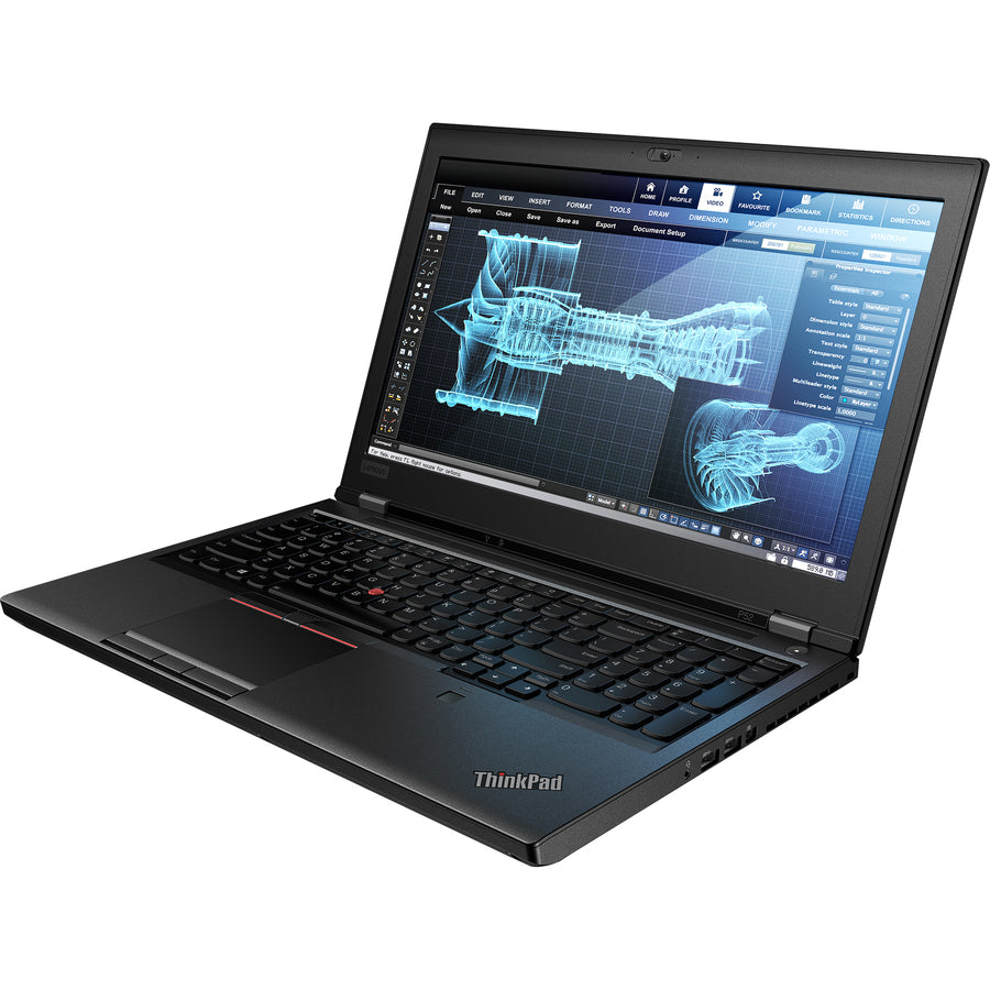 Lenovo ThinkPad P52 20M90010US 15.6" Mobile Workstation - 1920 x 1080 - Intel Xeon E-2176M Hexa-core (6 Core) 2.70 GHz - 16 GB Total RAM - 512 GB SSD 20M90010US