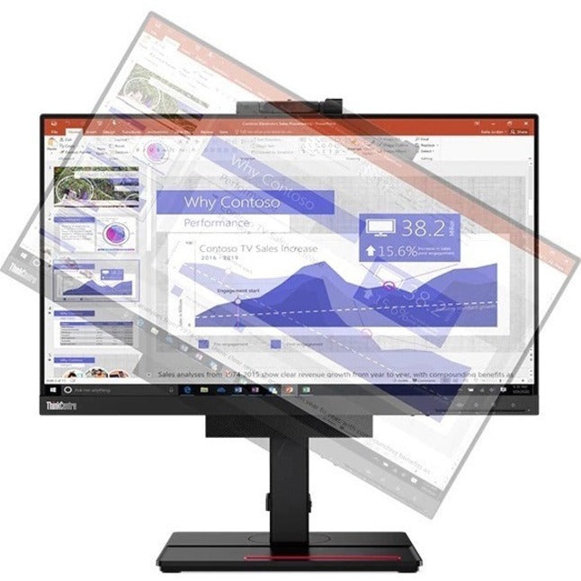 Lenovo ThinkCentre TIO24Gen4 23.8" Full HD WLED LCD Monitor - 16:9 - Black 11GEPAR1US