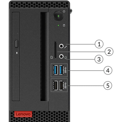 Lenovo ThinkCentre M725s Desktop Computer - AMD Ryzen 3 2200G 3.50 GHz - 8 GB RAM DDR4 SDRAM - 1 TB HDD - Small Form Factor 10VT000GUS