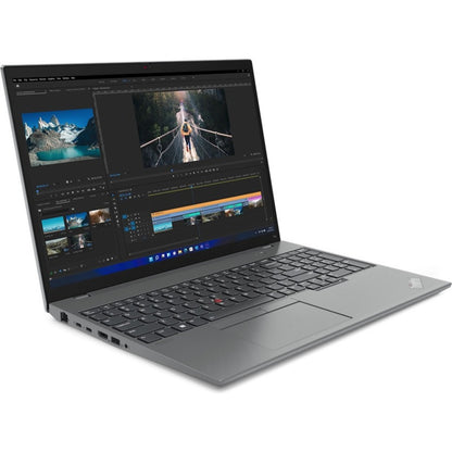 Lenovo ThinkPad T16 Gen 1 21CH0007US 16" Notebook - WUXGA - 1920 x 1200 - AMD Ryzen 5 PRO 6650U Hexa-core (6 Core) 2.90 GHz - 16 GB Total RAM - 256 GB SSD - Storm Gray 21CH0007US