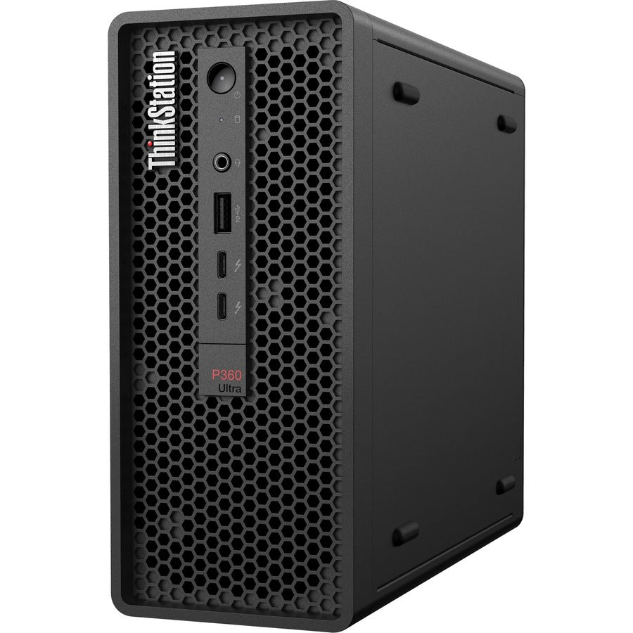 Lenovo ThinkStation P360 Ultra 30G10056US Workstation - 1 x Intel Core i7 Dodeca-core (12 Core) i7-12700 12th Gen 2.10 GHz - 32 GB DDR5 SDRAM RAM - 1 TB SSD - Ultra Small 30G10056US