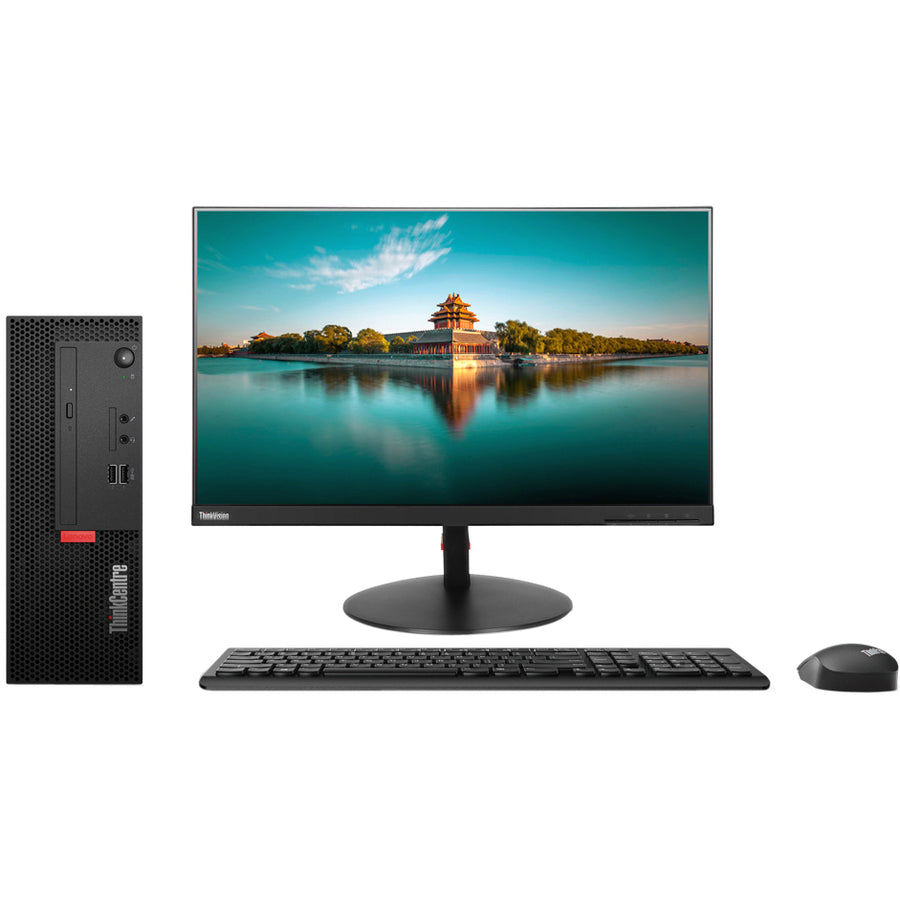 Lenovo ThinkCentre M710e 10UR001JCA Desktop Computer - Intel Core i5 7th Gen i5-7400 3 GHz - 8 GB RAM DDR4 SDRAM - 1 TB HDD - Small Form Factor - Black 10UR001JCA