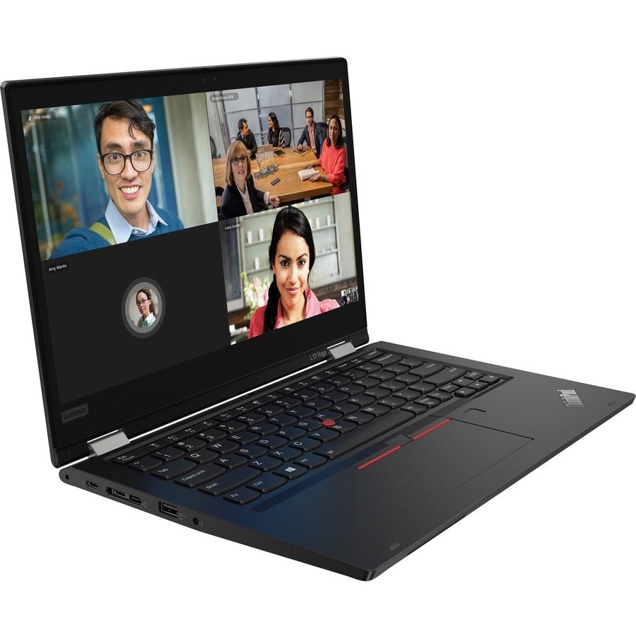 Lenovo ThinkPad L13 Yoga Gen 2 21AD0035US 13.3" Touchscreen Convertible 2 in 1 Notebook - Full HD - 1920 x 1080 - AMD Ryzen 5 PRO 5650U Hexa-core (6 Core) 2.30 GHz - 8 GB Total RAM - 256 GB SSD - Black 21AD0035US