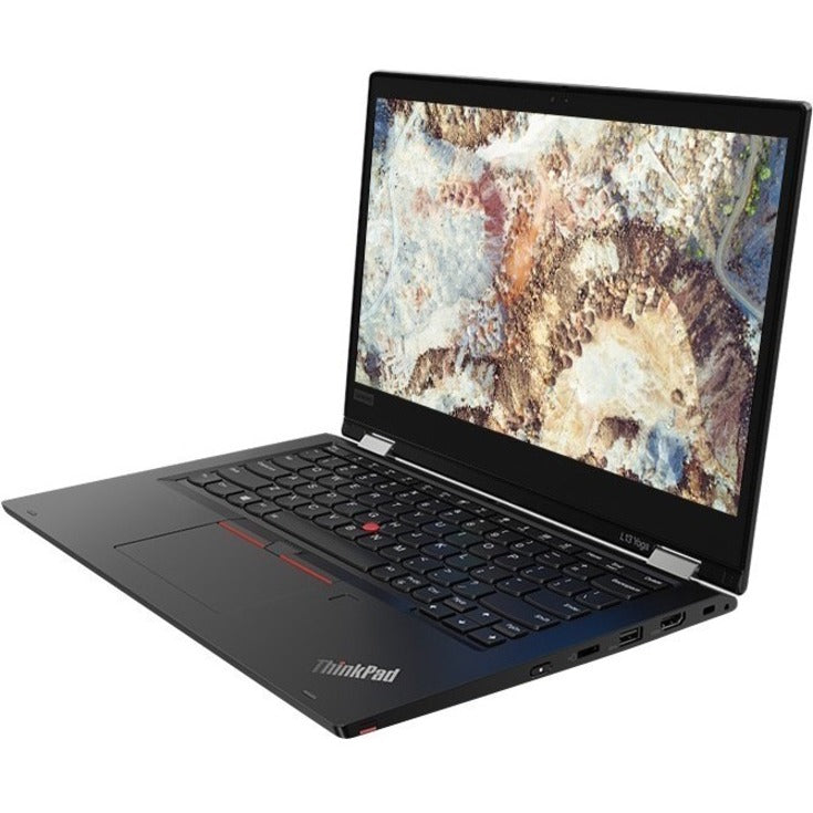 Lenovo ThinkPad L13 Yoga Gen 2 21AD0035US 13.3" Touchscreen Convertible 2 in 1 Notebook - Full HD - 1920 x 1080 - AMD Ryzen 5 PRO 5650U Hexa-core (6 Core) 2.30 GHz - 8 GB Total RAM - 256 GB SSD - Black 21AD0035US