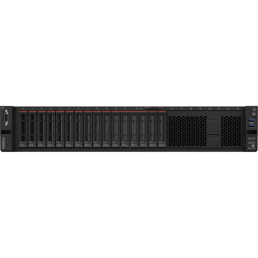 Lenovo ThinkSystem SR655 7Z01A03ENA 2U Rack Server - 1 x AMD EPYC 7402P 2.80 GHz - 32 GB RAM - Serial ATA/600 Controller 7Z01A03ENA