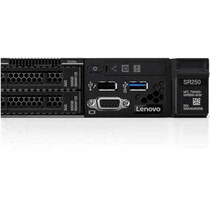 Lenovo ThinkSystem SR250 7Y51A04RNA 1U Rack Server - 1 x Intel Xeon E-2236 3.40 GHz - 8 GB RAM - Serial ATA/600 Controller 7Y51A04RNA