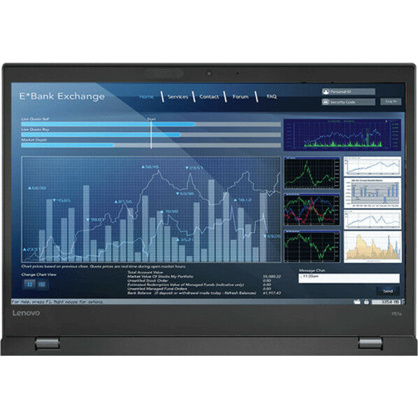 Lenovo ThinkPad P51s 20HB001TUS 15.6" Touchscreen Mobile Workstation Ultrabook - 1920 x 1080 - Intel Core i7 7th Gen i7-7500U Dual-core (2 Core) 2.70 GHz - 8 GB Total RAM - 256 GB SSD - Graphite Black 20HB001TUS