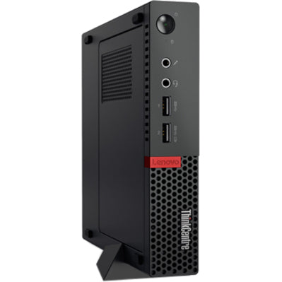 Lenovo ThinkCentre M710q 10MR0042US Desktop Computer - Intel Core i5 7th Gen i5-7400T 2.40 GHz - 8 GB RAM DDR4 SDRAM - 128 GB SSD - Tiny - Black 10MR0042US