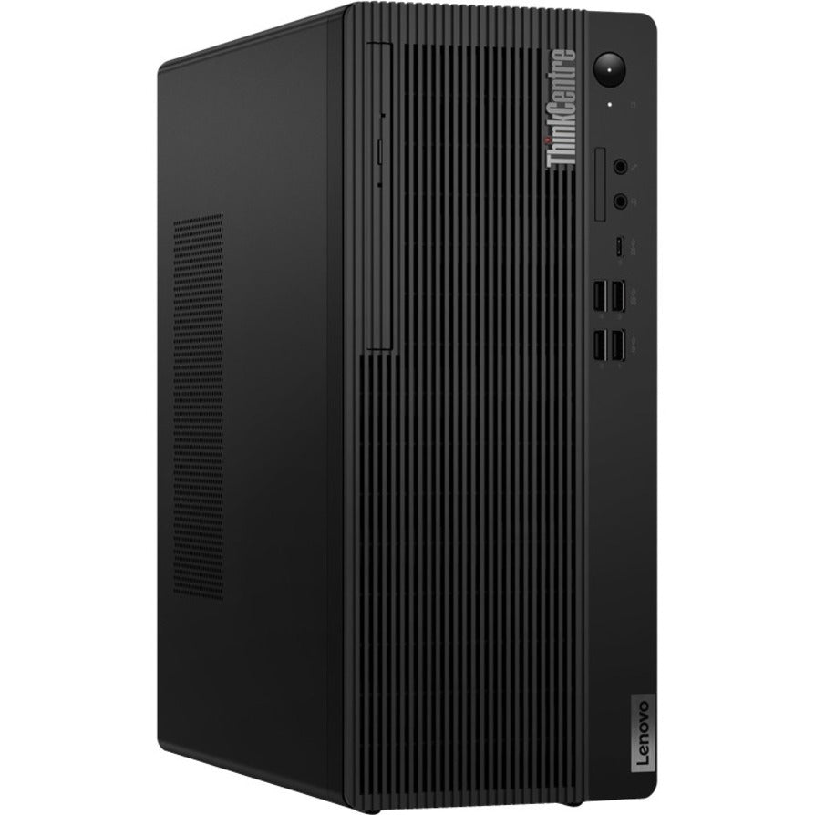 Lenovo ThinkCentre M70t Gen 3 11T6003EUS Desktop Computer - Intel Core i7 12th Gen i7-12700 Dodeca-core (12 Core) - 16 GB RAM DDR4 SDRAM - 256 GB NVMe M.2 PCI Express PCI Express NVMe 4.0 x4 SSD - Tower - Black 11T6003EUS