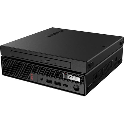 Lenovo ThinkStation P360 30FA001YUS Workstation - 1 x Intel Core i5 Hexa-core (6 Core) i5-12500T 12th Gen 2 GHz - 32 GB DDR5 SDRAM RAM - 1 TB SSD - Tiny - Black 30FA001YUS