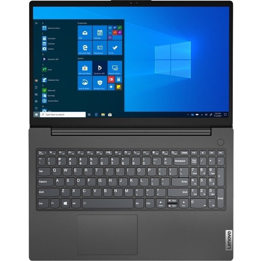 Lenovo V15-ALC 82KD00DFUS 15.6" Notebook - Full HD - 1920 x 1080 - AMD Ryzen 5 5500U Hexa-core (6 Core) 2.10 GHz - 8 GB Total RAM - 256 GB SSD - Black 82KD00DFUS