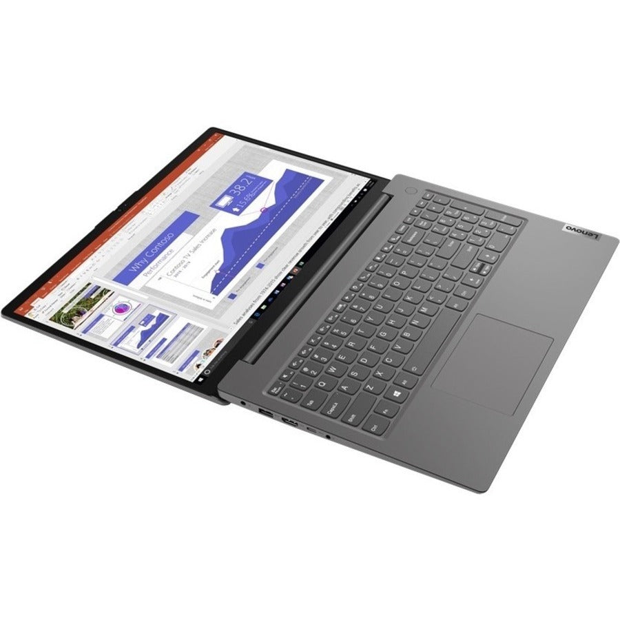 Lenovo V15-ALC 82KD00DFUS 15.6" Notebook - Full HD - 1920 x 1080 - AMD Ryzen 5 5500U Hexa-core (6 Core) 2.10 GHz - 8 GB Total RAM - 256 GB SSD - Black 82KD00DFUS