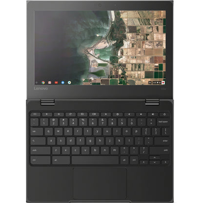 Lenovo 100e Chromebook 81ER0003CF 11.6" Chromebook - 1366 x 768 - Intel Celeron N3450 Quad-core (4 Core) 1.10 GHz - 4 GB Total RAM - 32 GB Flash Memory - Black 81ER0003CF