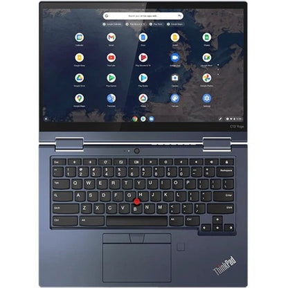 Lenovo ThinkPad C13 Yoga Gen 1 20UX000LUS 13.3" Touchscreen Convertible 2 in 1 Chromebook - Full HD - 1920 x 1080 - AMD 3150C Dual-core (2 Core) 2.40 GHz - 4 GB Total RAM - 32 GB Flash Memory - Abyss Blue 20UX000LUS