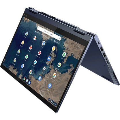 Lenovo ThinkPad C13 Yoga Gen 1 20UX000LUS 13.3" Touchscreen Convertible 2 in 1 Chromebook - Full HD - 1920 x 1080 - AMD 3150C Dual-core (2 Core) 2.40 GHz - 4 GB Total RAM - 32 GB Flash Memory - Abyss Blue 20UX000LUS