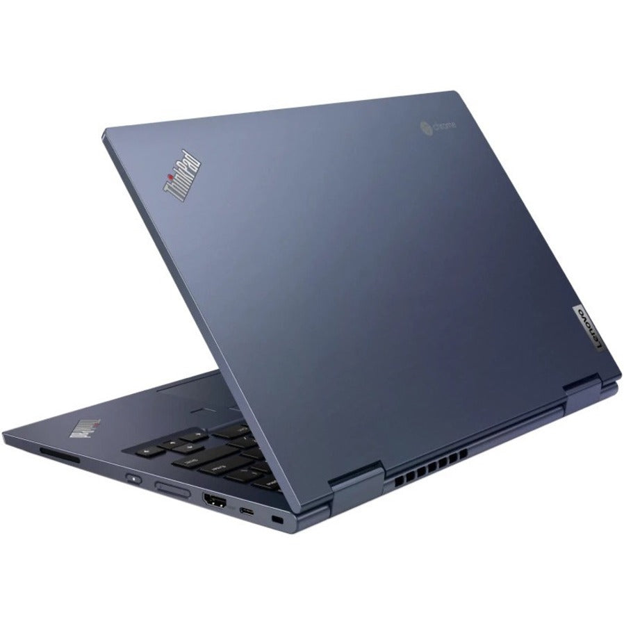 Lenovo ThinkPad C13 Yoga Gen 1 20UX000LUS 13.3" Touchscreen Convertible 2 in 1 Chromebook - Full HD - 1920 x 1080 - AMD 3150C Dual-core (2 Core) 2.40 GHz - 4 GB Total RAM - 32 GB Flash Memory - Abyss Blue 20UX000LUS