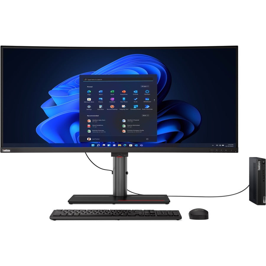 Lenovo ThinkCentre M90q Gen 3 11U50023US Desktop Computer - Intel Core i7 12th Gen i7-12700T 1.40 GHz - 16 GB RAM - 1 TB M.2 PCI Express NVMe 4.0 SSD 11U50023US