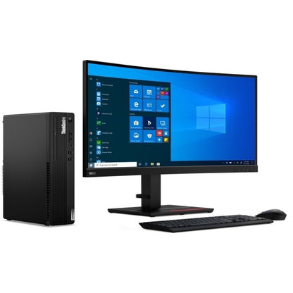 Lenovo ThinkCentre M75s Gen 2 11JB002VUS Desktop Computer - AMD Ryzen 7 PRO 4750G Octa-core (8 Core) 3.60 GHz - 16 GB RAM DDR4 SDRAM - 256 GB M.2 PCI Express NVMe x4 SSD - Small Form Factor - Black 11JB002VUS