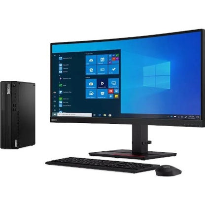 Lenovo ThinkCentre M75s Gen 2 11JB002VUS Desktop Computer - AMD Ryzen 7 PRO 4750G Octa-core (8 Core) 3.60 GHz - 16 GB RAM DDR4 SDRAM - 256 GB M.2 PCI Express NVMe x4 SSD - Small Form Factor - Black 11JB002VUS