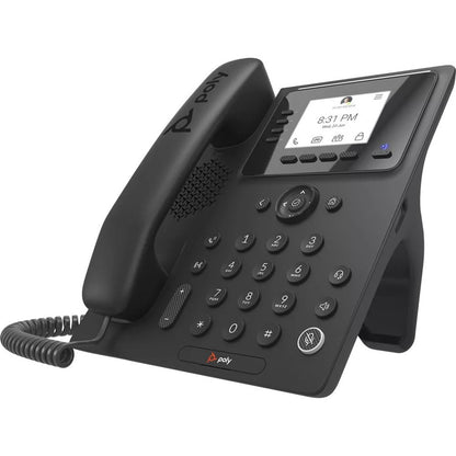 Poly CCX 350 IP Phone - Corded - Corded - Desktop, Wall Mountable 2200-49690-019