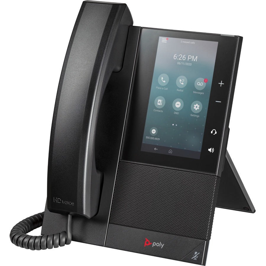 Poly CCX 500 IP Phone - Corded - Corded - Bluetooth - Desktop, Wall Mountable 2200-49720-025