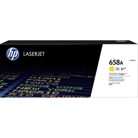 HP 658A (W2002A) Original Standard Yield Laser Toner Cartridge - Yellow - 1 Each W2002A