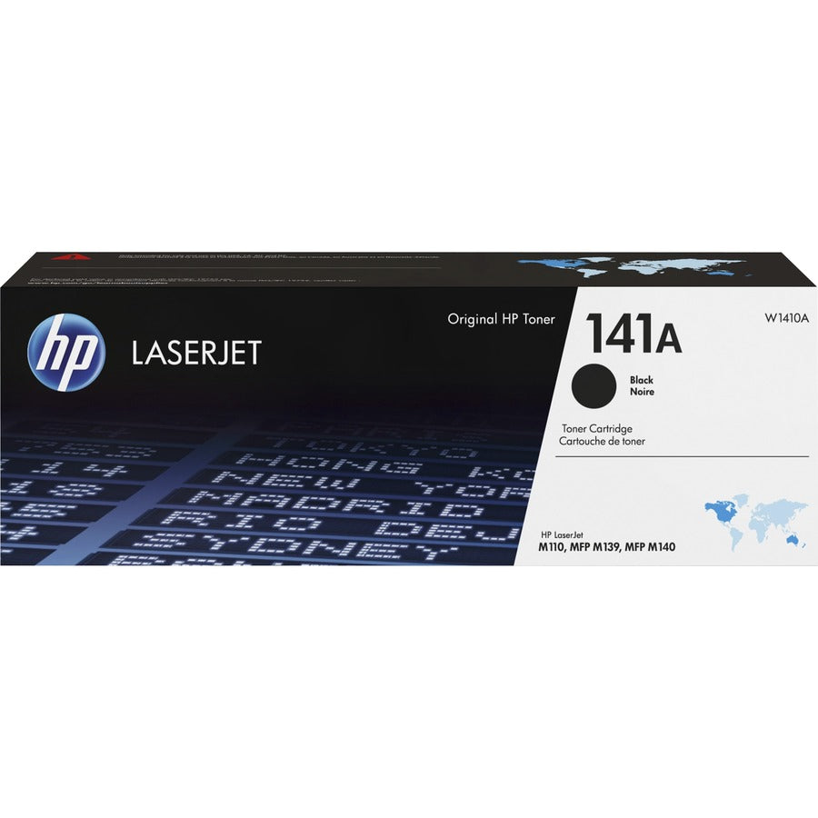 HP 141A Original Laser Toner Cartridge - Black Pack W1410A