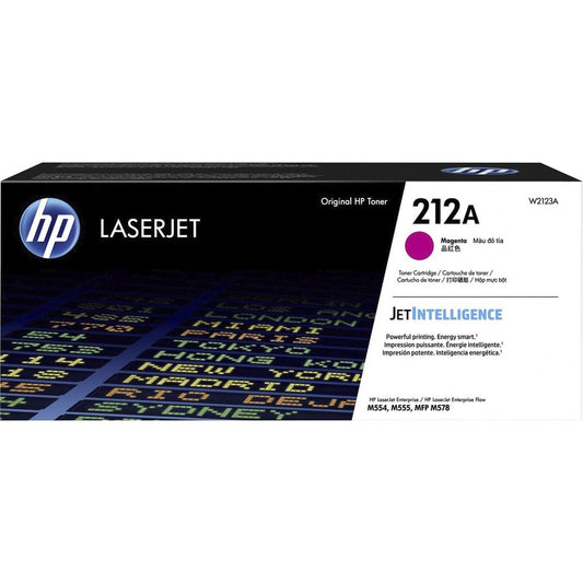 HP 212A Original Standard Yield Laser Toner Cartridge - Magenta - 1 Each W2123A