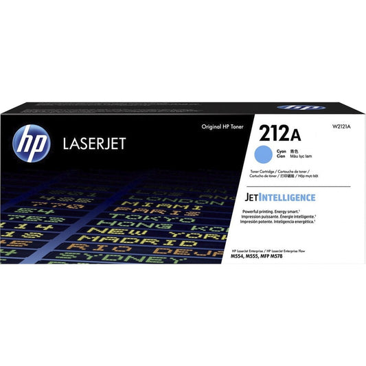 HP 212A Original Standard Yield Laser Toner Cartridge - Cyan - 1 Each W2121A