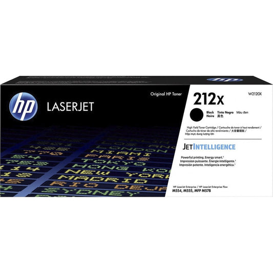 HP 212X Original High Yield Laser Toner Cartridge - Black - 1 Each W2120X