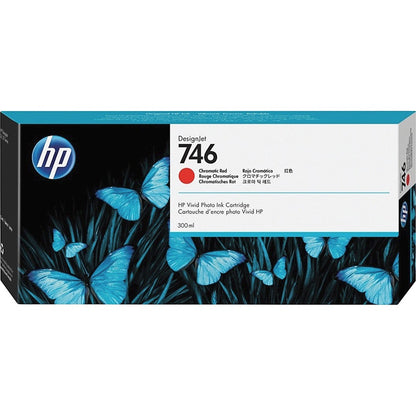 HP 746 (P2V81A) Original Inkjet Ink Cartridge - Chromatic Red - 1 Each P2V81A