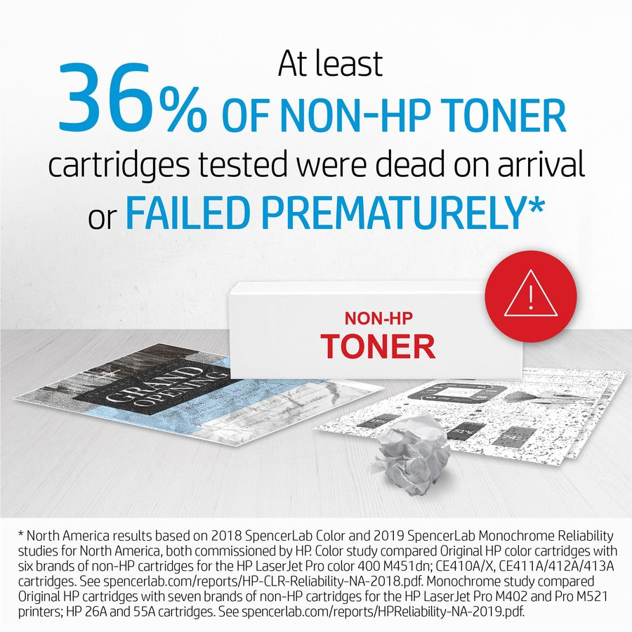 HP 508X (CF360X) Original High Yield Laser Toner Cartridge - Single Pack - Black - 1 Each CF360X