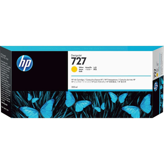 HP 727 (F9J78A) Original Inkjet Ink Cartridge - Single Pack - Yellow - 1 Each F9J78A