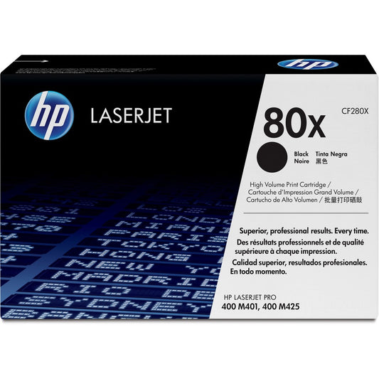 HP 80X Original Laser Toner Cartridge - Black - 1 Pack CF280X