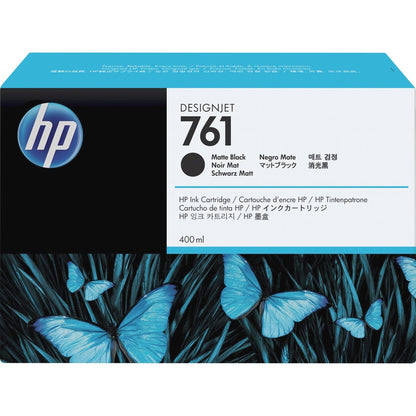 HP 761 (CM991A) Original Inkjet Ink Cartridge - Single Pack - Black - 1 / Each CM991A