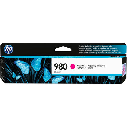 HP 980 (D8J08A) Original Inkjet Ink Cartridge - Single Pack - Magenta - 1 Each D8J08A