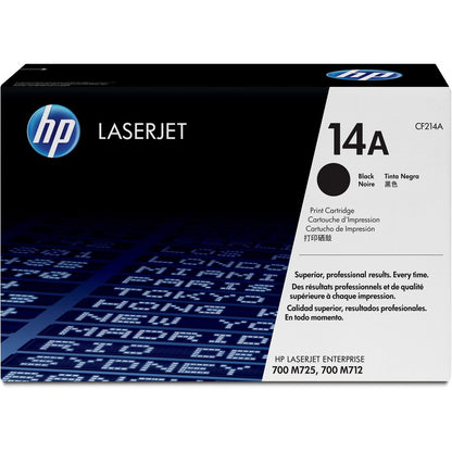 HP 14A (CF214A) Original Laser Toner Cartridge - Single Pack - Black - 1 Each CF214A