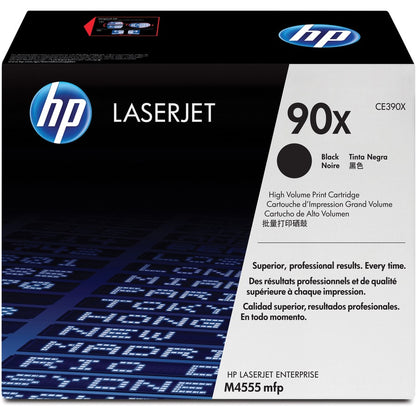 HP 90X (CE390X) Original Laser Toner Cartridge - Single Pack - Black - 1 Each CE390X