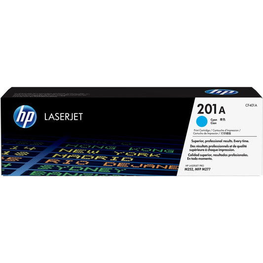 HP 201A Original Laser Toner Cartridge - Cyan - 1 / Pack CF401A