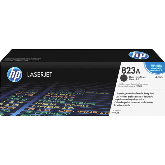 HP 823A (CB380A) Original Laser Toner Cartridge - Single Pack - Black - 1 Each CB380A