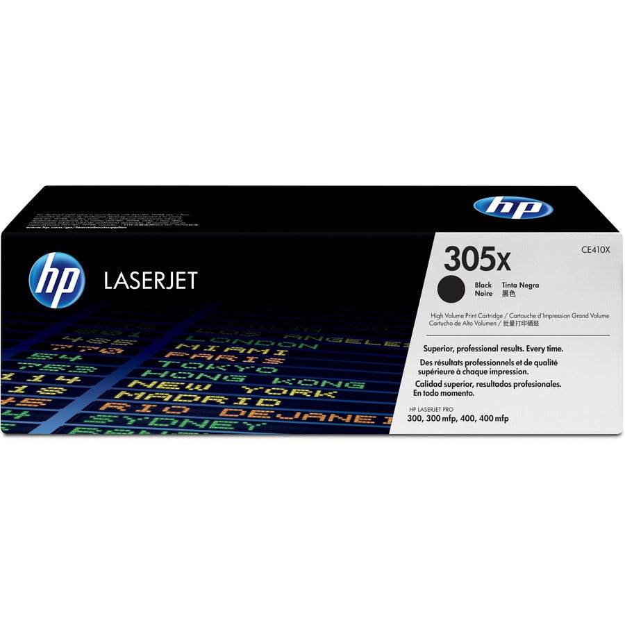 HP 305X (CE410X) Original Laser Toner Cartridge - Single Pack - Black - 1 Each CE410X