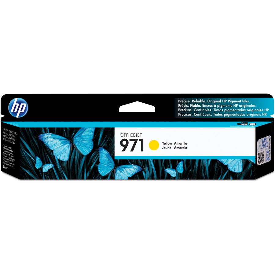 HP 971 (CN624AM) Original Standard Yield Inkjet Ink Cartridge - Single Pack - Yellow - 1 Each CN624AM