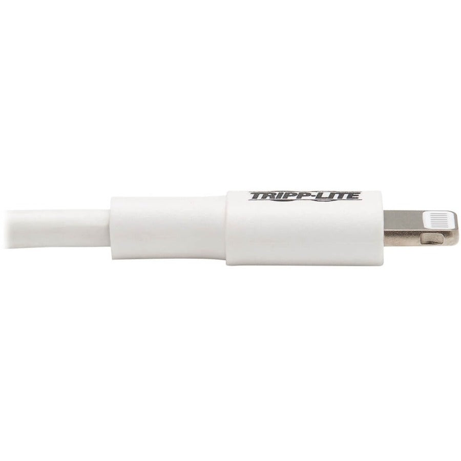 Tripp Lite USB-C to Lightning Cable (M/M), White, 3 ft. (0.9 m) M102-003-WH