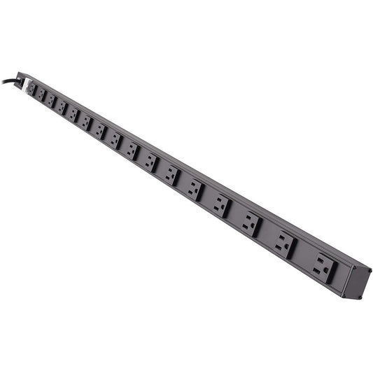 Tripp Lite 16-Outlet Vertical Power Strip, 15-ft. Cord, 5-15P, 48 in. PS4816B